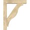 Ekena Millwork Funston Block Rough Sawn Bracket w/ Offset Brace, Douglas Fir, 6"W x 28"D x 36"H BKT0604X28X36FST05RDF - alternate 2
